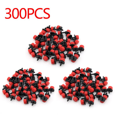 100-500PCS Irrigation Drippers Sprinklers Adjustable Water Dropper Head Sprinkler Flow Head Garden Watering Irrigation System
