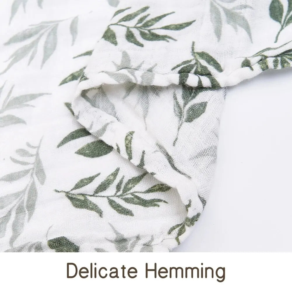 100% _Cotton_120*110cm_2_Layers_Newborn_Baby_Bath_Towel_Wrap_Muslin_Swaddle_Blankets