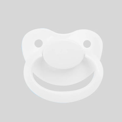 100%_Handmake_Cute_Pink_Rainbow_Pattern_Adult_Baby_Pacifier_Silicone_Adult_size_Pacifier_abdl_Daddy_Girl