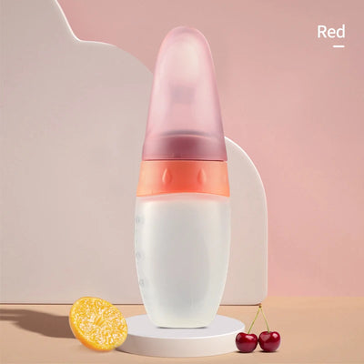 100ml_Liquid_Silicone_Baby_Feeder_Rice_Paste_Fruit_Puree_Toddler_Squeeze_Feeding_Bottle_with_Dispensing_Spoon
