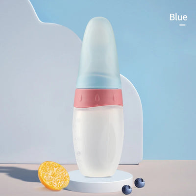 100ml_Liquid_Silicone_Baby_Feeder_Rice_Paste_Fruit_Puree_Toddler_Squeeze_Feeding_Bottle_with_Dispensing_Spoon