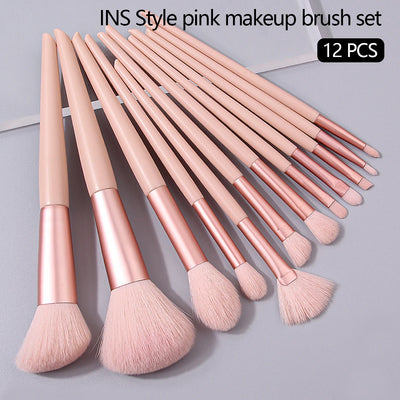 12Pcs_Pink_Makeup_Brush_Set_Make_Up_Concealer_Blush_Powder_Brushes_Eye_Shadow_Highlighter_Foundation_Brush_Cosmetic_Beauty_Tools