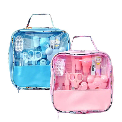 13Pcs_Baby_Care_Kit_Baby_Hygiene_Kit_Grooming_Brush_Scissors_Clipper_Portable_Set_Newborn_Care_Professional_Nursing_Tools