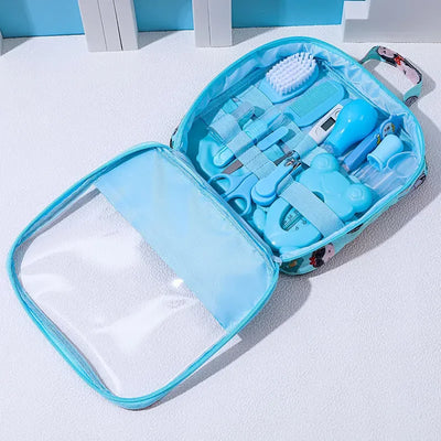13Pcs_Baby_Care_Kit_Baby_Hygiene_Kit_Grooming_Brush_Scissors_Clipper_Portable_Set_Newborn_Care_Professional_Nursing_Tools