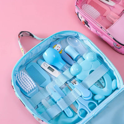13Pcs_Baby_Care_Kit_Baby_Hygiene_Kit_Grooming_Brush_Scissors_Clipper_Portable_Set_Newborn_Care_Professional_Nursing_Tools