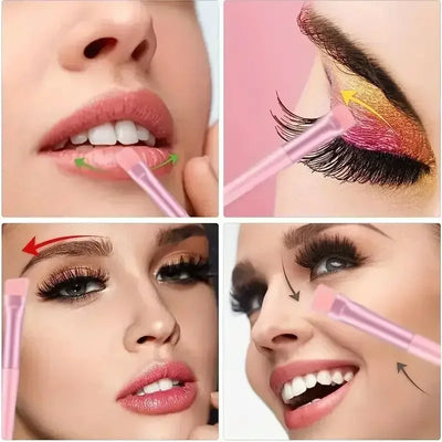 13pcs_Premium_Synthetic_Nylon_Bristle-Makeup_Brush_Set - Soft, Gentle, and_Cruelty-Free_for_Flawless_Foundation, Blush,_Powder,