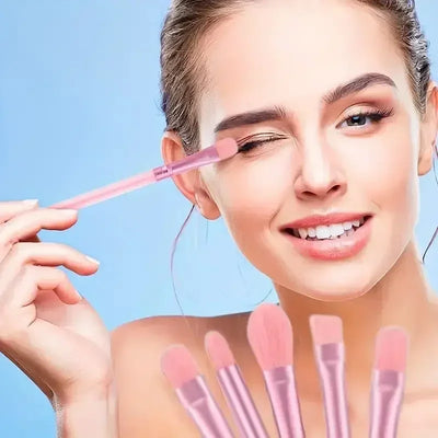 13pcs_Premium_Synthetic_Nylon_Bristle-Makeup_Brush_Set - Soft, Gentle, and_Cruelty-Free_for_Flawless_Foundation, Blush,_Powder,