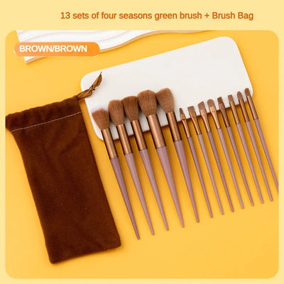 13purpleflower_holly_leaf_makeup_brush_suit_soft_hair_face_powder_highlight_blush_brush_eye_shadow_brush_full_set_ofbeauty_tool
