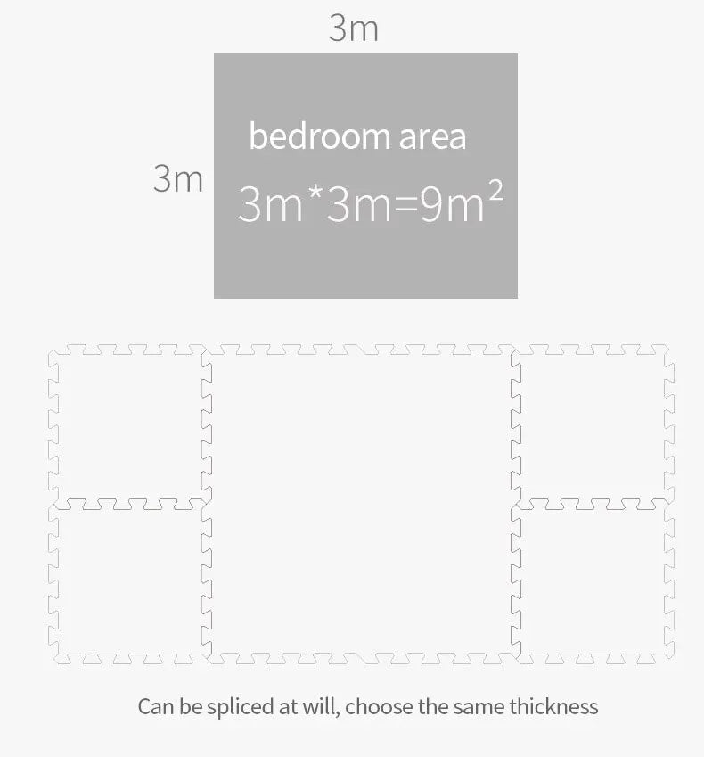 16PCS_Baby_Play_Mats_EVA_Foam_Puzzle_Mat_Children_Room_Activities_Mat_For_Baby_Interlock_Floor_Carpet 30*30CM