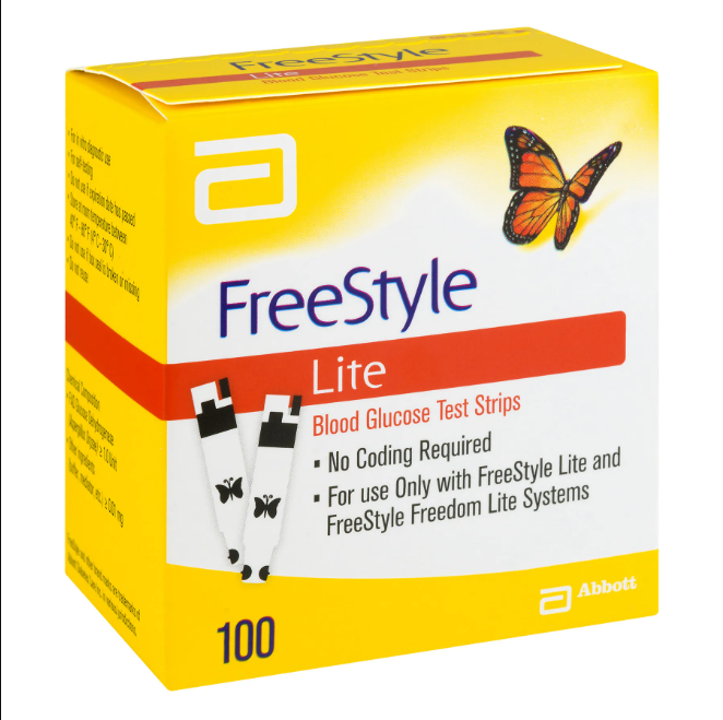 Freestyle lite 100 ct test strips