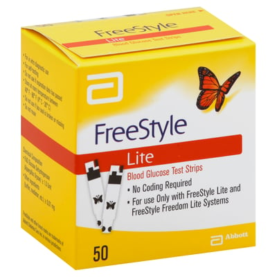 Freestyle lite 50 ct test strips