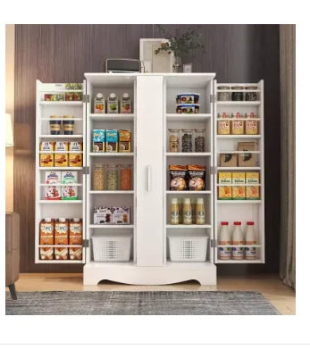 47"_Adjustable_Shelves_Pantry_Cabinet With_Drawer, Storage_Cabinet,_Kitchen_Pantry_Cabinet_With_Doors