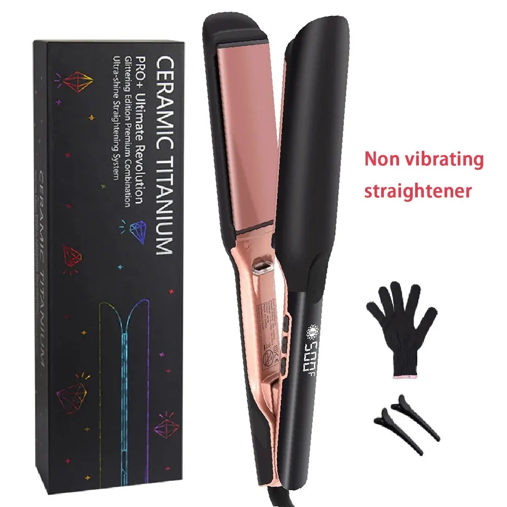 500F_Hair_Straightener_High_Temperature_Flat_Irons_Wide_Plate_Plasma_Ions for_Keratin_Treatment_Frizzy_Hair Recovers_Damaged