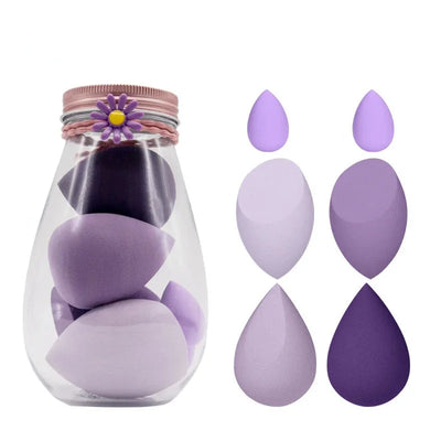 6/7/14pcs_Makeup_Sponge_Set_Blender_Makeup_Tools_Beauty_Cosmetics_Puff_Face_Foundation_Blending_for_Liquid_Cream_and_Powder_New

