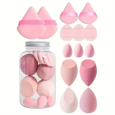 6/7/14pcs_Makeup_Sponge_Set_Blender_Makeup_Tools_Beauty_Cosmetics_Puff_Face_Foundation_Blending_for_Liquid_Cream_and_Powder_New
