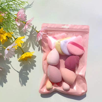 6/7/14pcs_Makeup_Sponge_Set_Blender_Makeup_Tools_Beauty_Cosmetics_Puff_Face_Foundation_Blending_for_Liquid_Cream_and_Powder_New
