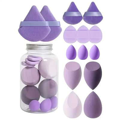 6/7/14pcs_Makeup_Sponge_Set_Blender_Makeup_Tools_Beauty_Cosmetics_Puff_Face_Foundation_Blending_for_Liquid_Cream_and_Powder_New
