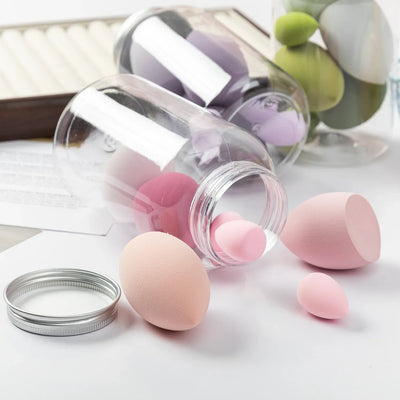6/7/14pcs_Makeup_Sponge_Set_Blender_Makeup_Tools_Beauty_Cosmetics_Puff_Face_Foundation_Blending_for_Liquid_Cream_and_Powder_New
