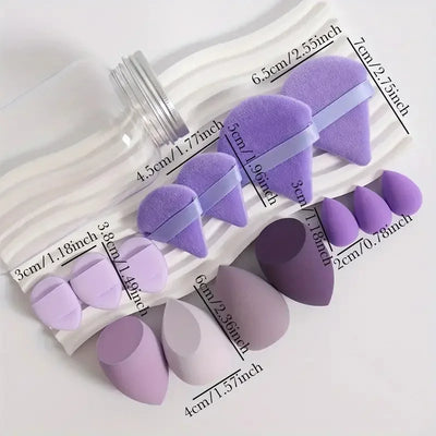 6/7/14pcs_Makeup_Sponge_Set_Blender_Makeup_Tools_Beauty_Cosmetics_Puff_Face_Foundation_Blending_for_Liquid_Cream_and_Powder_New
