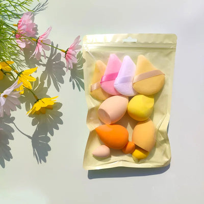 6/7/14pcs_Makeup_Sponge_Set_Blender_Makeup_Tools_Beauty_Cosmetics_Puff_Face_Foundation_Blending_for_Liquid_Cream_and_Powder_New
