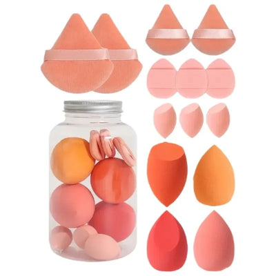 6/7/14pcs_Makeup_Sponge_Set_Blender_Makeup_Tools_Beauty_Cosmetics_Puff_Face_Foundation_Blending_for_Liquid_Cream_and_Powder_New
