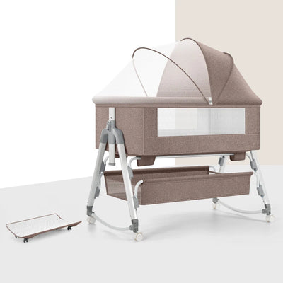 PORTABLE BABY BASSINET CRIB COT NEWBORN TRAVEL BED MOVABLE INFANT CRADLE NEST SLEEPER