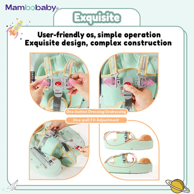 Mambobaby Baby foldable Float Inflatable Free With Sun Canopy Safe Crotch Strap Swimming Ring Pool Swim Tube Bath Toy Kid Circle