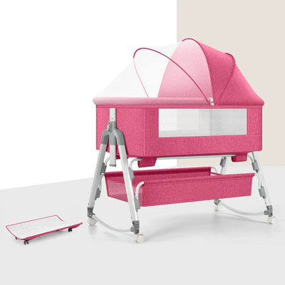 PORTABLE BABY BASSINET CRIB COT NEWBORN TRAVEL BED MOVABLE INFANT CRADLE NEST SLEEPER