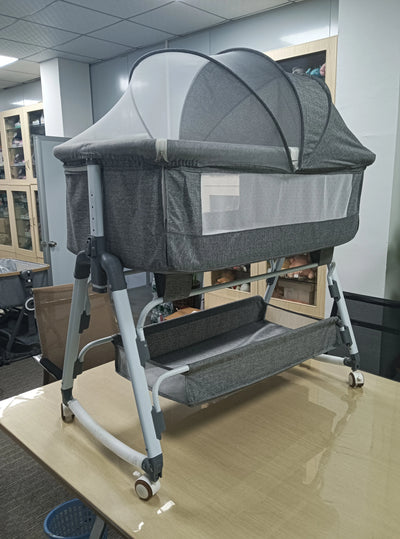 PORTABLE BABY BASSINET CRIB COT NEWBORN TRAVEL BED MOVABLE INFANT CRADLE NEST SLEEPER