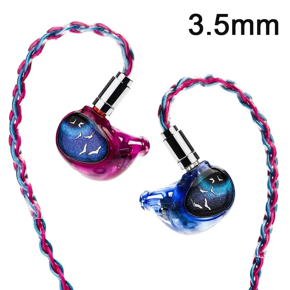 Kinera Celest Phoenixcall Earphone 1DD+2BA+2 Flat Panel Driver In-Ear Monitors 5 Hybrid Drivers IEMs 0.78 2pin Plug Cable IEMs