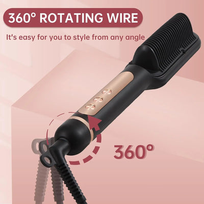 AP02_Negative_Ionic_Hair_Straightener_Brush,_Fast Heating, Anti-Scald & Auto-Shut_Off_Hair_Brush-Straightener_for_Women