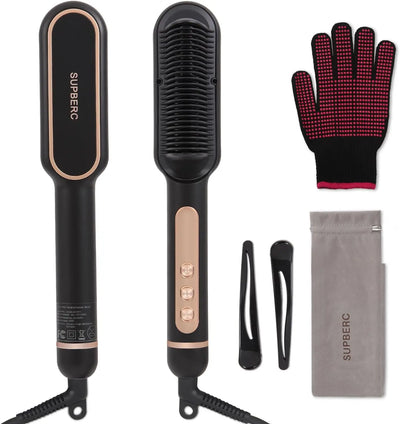 AP02_Negative_Ionic_Hair_Straightener_Brush,_Fast Heating, Anti-Scald & Auto-Shut_Off_Hair_Brush-Straightener_for_Women