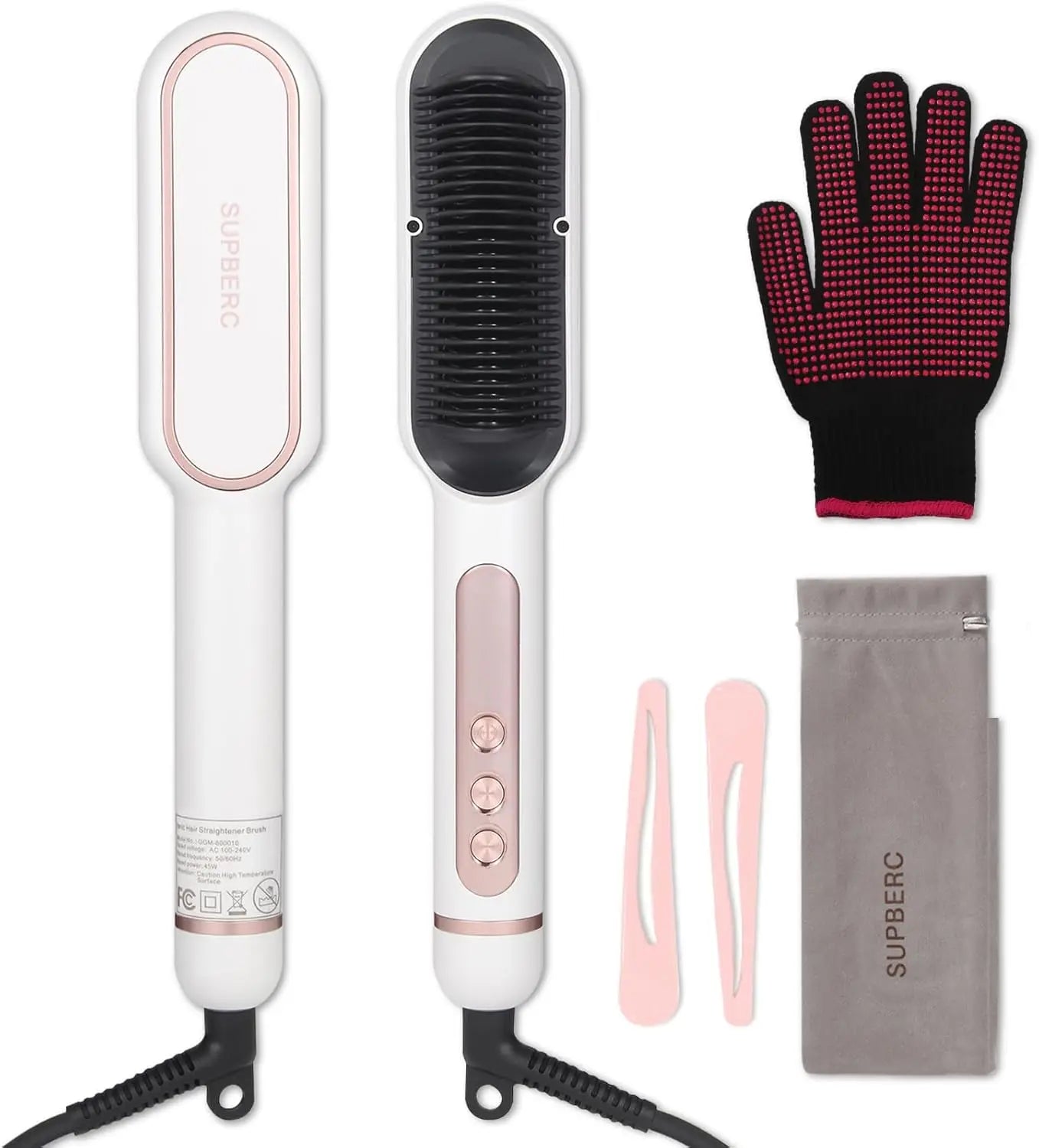 AP02_Negative_Ionic_Hair_Straightener_Brush,_Fast Heating, Anti-Scald & Auto-Shut_Off_Hair_Brush-Straightener_for_Women