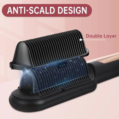 AP02_Negative_Ionic_Hair_Straightener_Brush,_Fast Heating, Anti-Scald & Auto-Shut_Off_Hair_Brush-Straightener_for_Women