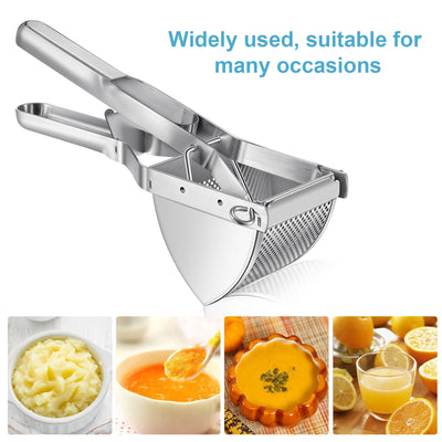 Potato Ricer,Stainless Steel Potato Masher Kitchen Tool,Stainless Steel Potato Masher,Send Goods From Local Warehouse