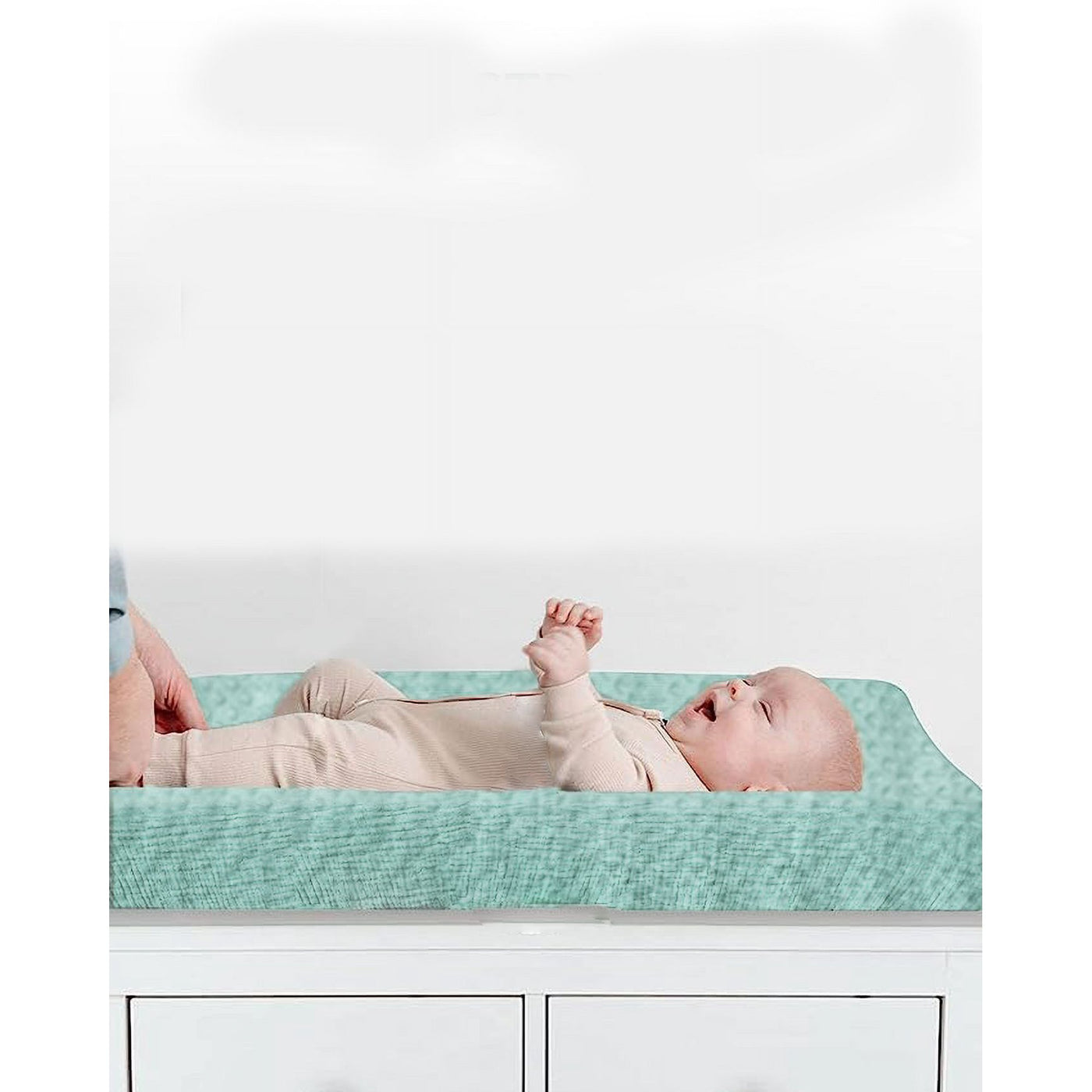 Baby_Changing_Pad_Cover_Ultra_Soft_Hypoallergenic_Fabric_Universal_Fit_Machine_Washable_Gender_Neutral_Design_(PINK_AND_GREEN)