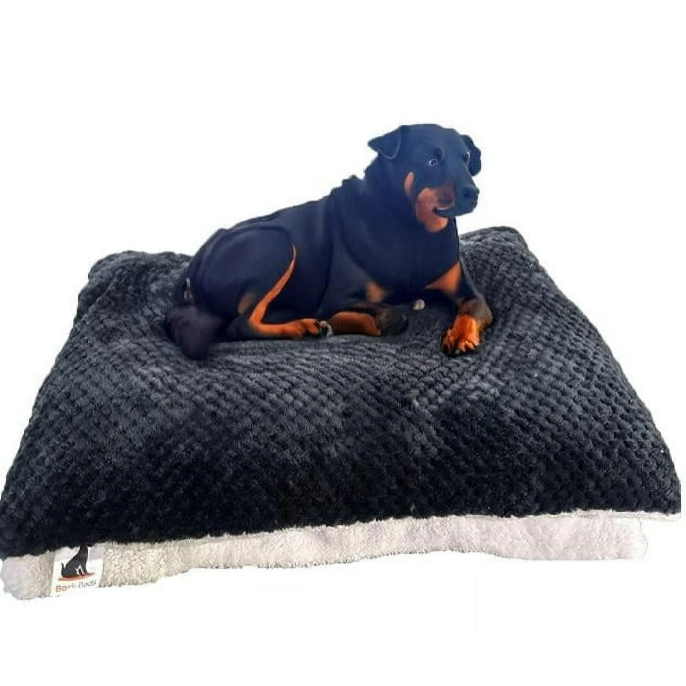 Bark_Beds_Premium_Dog_Crate_Pad_Mat_,_Comfortable_and_Durable_Pet_Bed_for_Crates_,_Crafted_from_premium_materials_,_durability_and_pet_friendly_features_(COLOR:BLACK_AND_WHITE_,_SIZE:35”x23”)