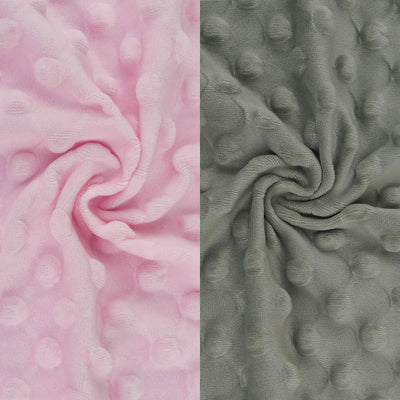 BlueSnail_Ultra_Soft_Minky_Dot_Changing_Pad_Cover_2_Pack_(Pink+Gray)