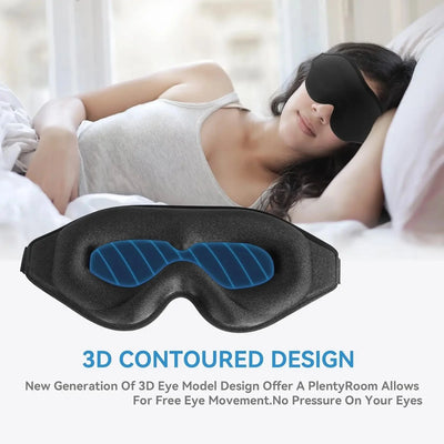 Deenee's_3D_Sleep_Mask_for_Women_and_Men_Eye_Mask_for_Sleeping_Eye_Cover_Blackout_Masks_Weighted_Sleeping_Pad_Black_Blindfold_Travel_Accessories