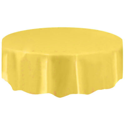 Environmentally friendly round plastic party wedding tablecloth for table cloth