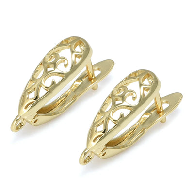 Bronze Musical Note Earrings Findings For DIY Jewelry Earring Hooks Accessory for Jewelry Handmade  Making Supplies