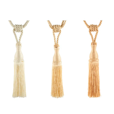 European Style Curtain Clip Holders Tieback Buckle Clips Curtain Straps Rayon Tassels Curtain Accessories Home Decor