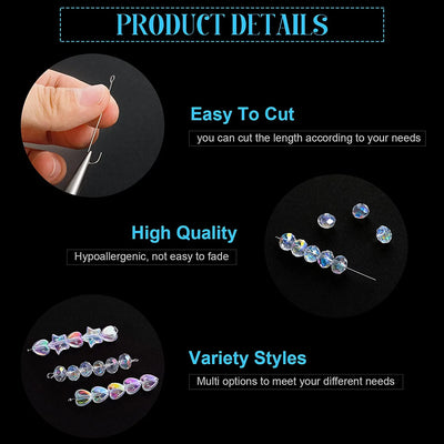 50-100pcs Stainless Steel Heads Eye Flat Head Pin Gold Silver Plated Ball Head Pins For Jewelry Findings Making Accessories