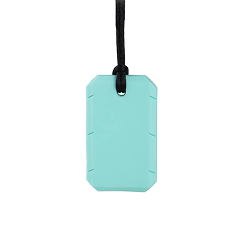 Bites Chew Necklace Baby Silicone Teether Autism Sensory Autistic ADHD Chew Therapy Tools Kids Chewy Toys For Baby Needs Gifts