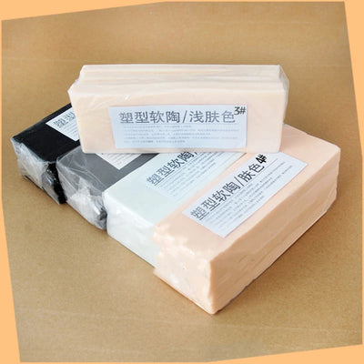 500g Professional Soft Clay Polymer Clay High-quality Mud Pottery DIY Carving Ceramic Doll Clay polymer clay modeling
