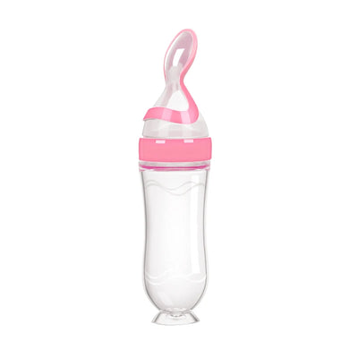 Silicone BabyFeeding Spoon Silicone Food Supplement Children's Rice Paste Bottle Babies accessories newborn Toddler Baby Goods