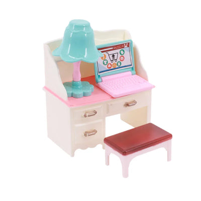 Barbies Mix Style Doll Furniture Wardrobe Bed Chair Sofa Shoe Rack Slide For Barbies Doll Accessories Kelly 1:12 Doll Girl`s Toy