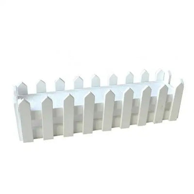 Wooden Flower Pot Fence Plant Basket Container Planter Home Garden Wedding Decor Mini Plant Pots With Bamboo White Wooden Fence