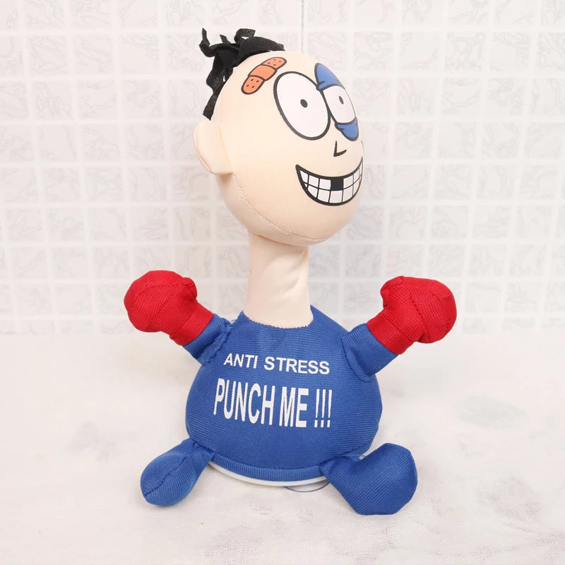 Punch Hit Me Villain Electric-powered Durable Unique Viral Product Interactive Venting Toy Funny Toy Unique Gift Soft Fun Toy