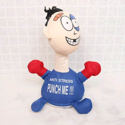 Punch Hit Me Villain Electric-powered Durable Unique Viral Product Interactive Venting Toy Funny Toy Unique Gift Soft Fun Toy